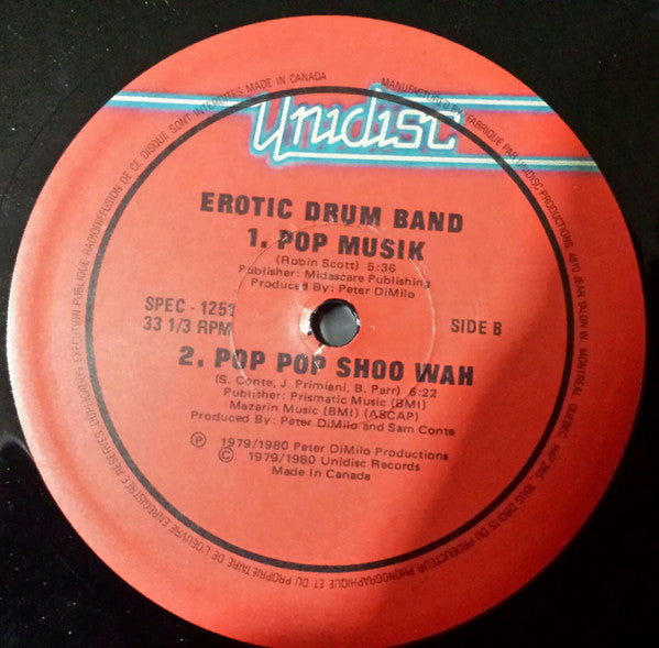 The Chequers / Jesse Green / Erotic Drum Band : Undecided Love / Nice And Slow / Pop Musik (12")