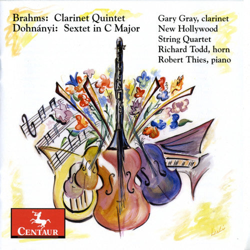 the album cover for BRAHMS/DOHNANYI - Clarinet Quintet in B minor Op 115 Sextet in C