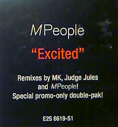 M People : Excited (2x12", Promo, Gat)