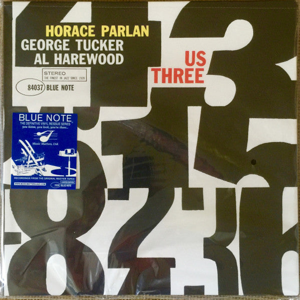 Horace Parlan : Us Three (LP, Album, Ltd, RE, RM, 180)
