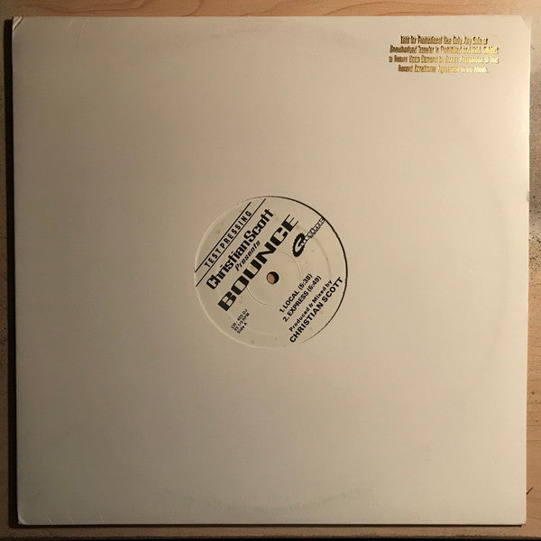 Christian Scott : Bounce The EP (12", TP)