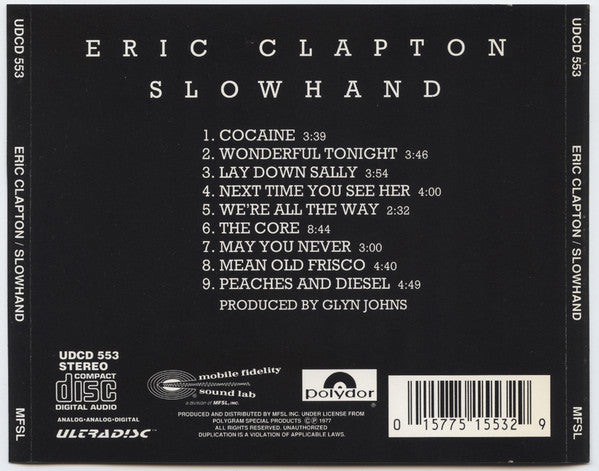 Eric Clapton : Slowhand (CD, Album, RE, RM)