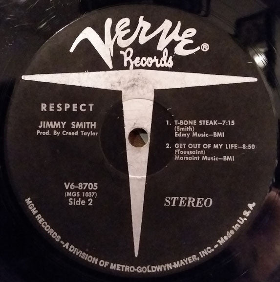 Jimmy Smith : Respect (LP, Album, MGM)