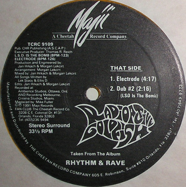 Radioactive Goldfish : L.S.D. Is The Bomb (12", Ltd, Gol)