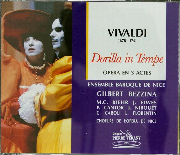 Vivaldi* - M.C. Kiehr*, J. Elwes*, P. Cantor*, J. Nirouët*, C. Caroli*, L. Florentin*, Choeurs De L'Opera De Nice*, Ensemble Baroque De Nice, Gilbert Bezzina : Dorilla In Temple (2xCD, Album)