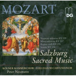 the album cover for Mozart / Neumann / Collegium Cartusianum - Salzburg Sacred Music