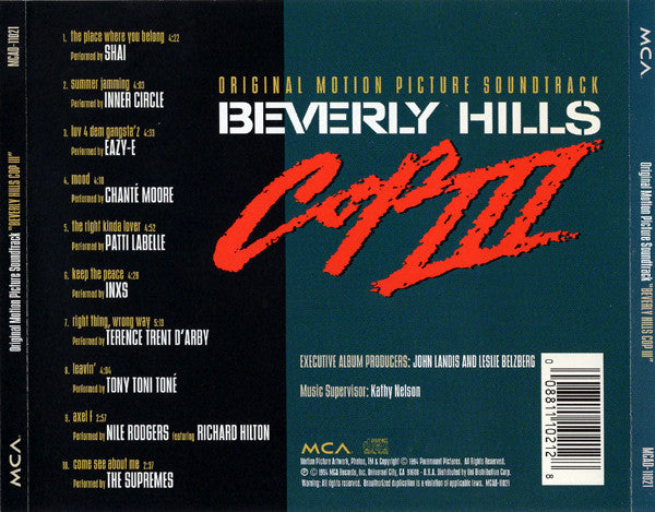 Various : Original Motion Picture Soundtrack "Beverly Hills Cop III" (CD, Album)