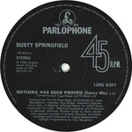 Dusty Springfield : Nothing Has Been Proved (12", Single, Ltd, Gat)