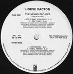 The Nevins Project : House Factor (12", Promo)