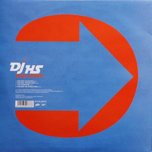 DJ HS : Holiday (12")