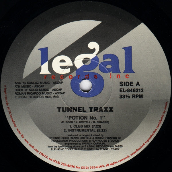 Tunnel Traxx : Potion No. 1 (12")