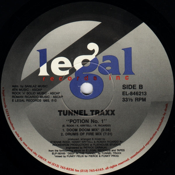 Tunnel Traxx : Potion No. 1 (12")