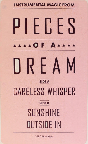 Pieces Of A Dream : Careless Whisper (12", Promo)