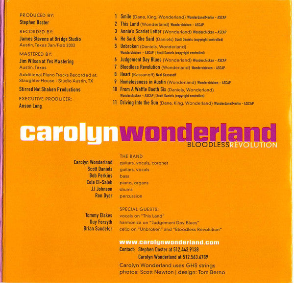 Carolyn Wonderland : Bloodless Revolution (CD, Album)