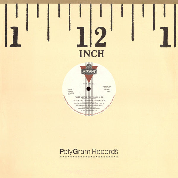 Total Contrast : Takes A Little Time (12", Promo)