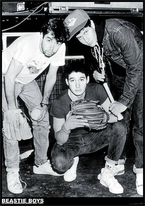 Beastie Boys Glasgow Poster - 23.5" X 33"