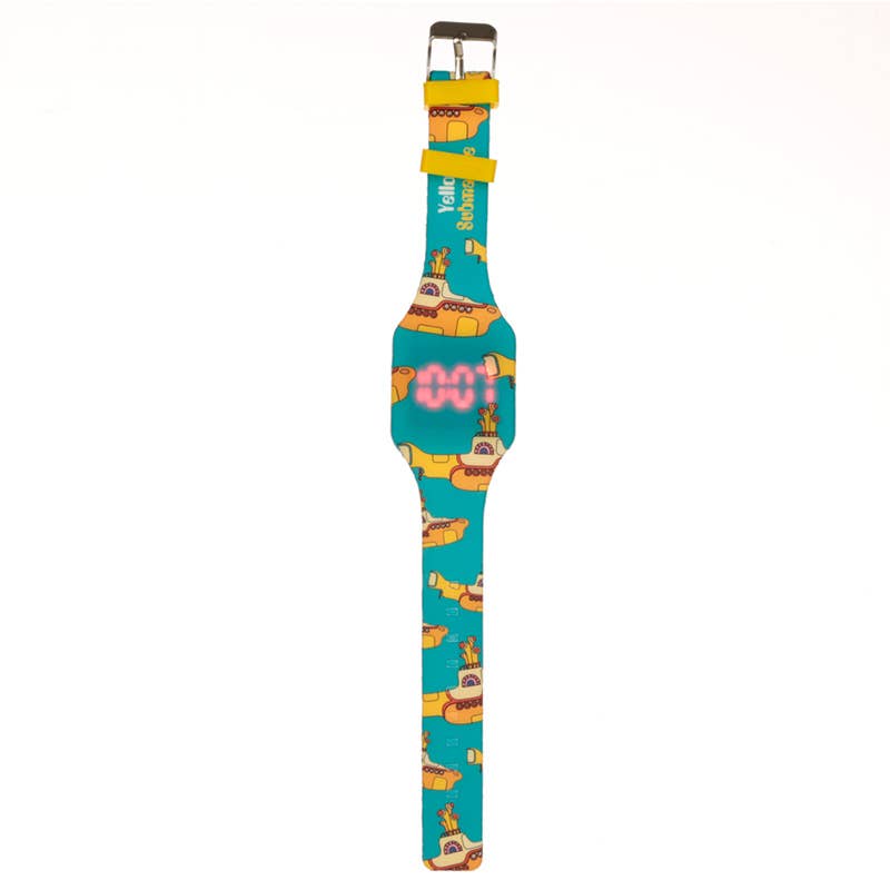 Yellow Submarine Silicone Digital Watch