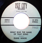Diane Minor : What Was The Name Of That Song(7", Single)
