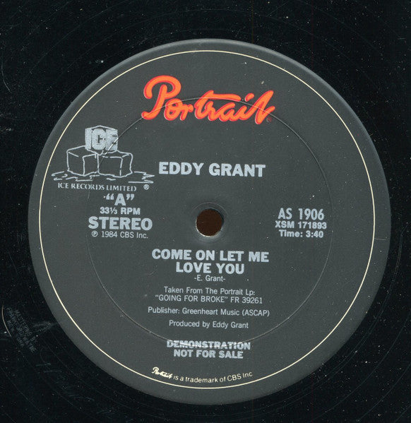 Eddy Grant : Boys In The Street (12", Maxi, Promo)