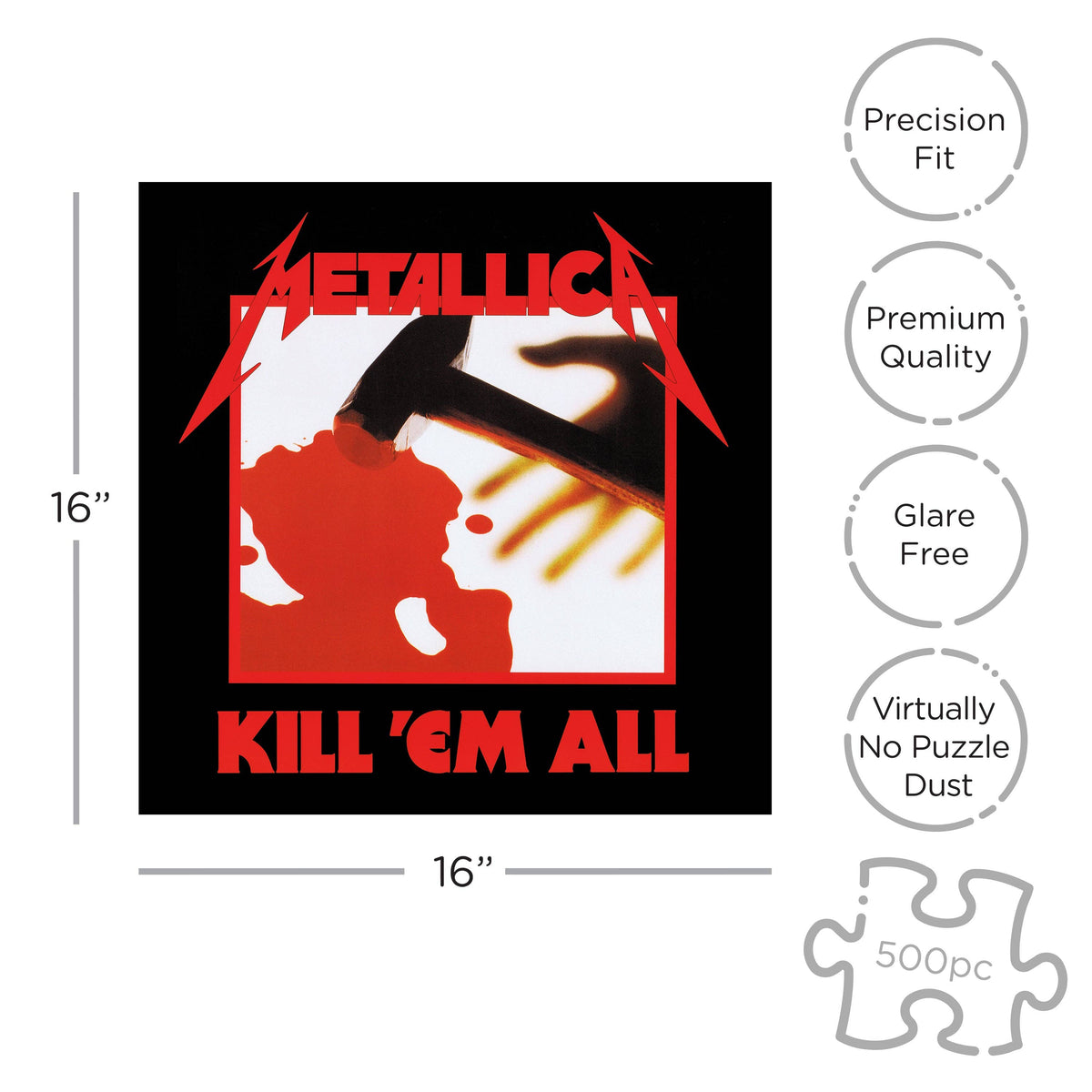 Metallica Kill Em All (rompecabezas de 500 piezas)
