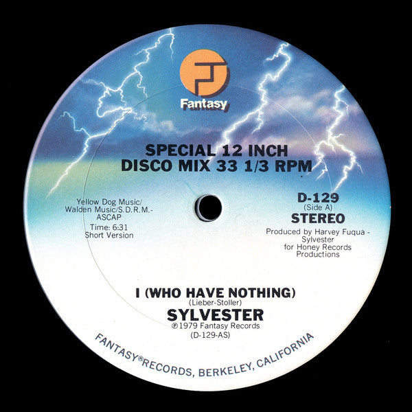 Sylvester : I (Who Have Nothing) (12", Single)