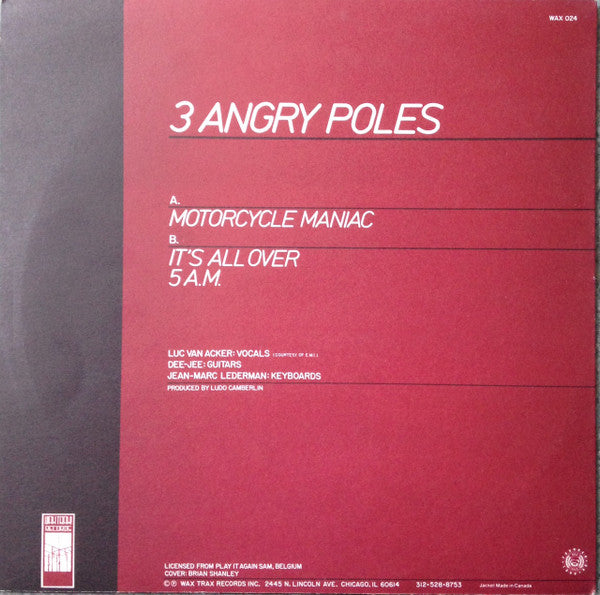 3 Angry Poles* : Motorcycle Maniac (12", EP)