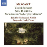 the album cover for TAKAKO NISHIZAKI - Violin Sonatas No 15 & 16