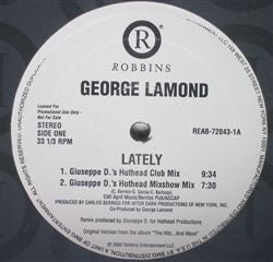 George LaMond : Lately (12", Promo)