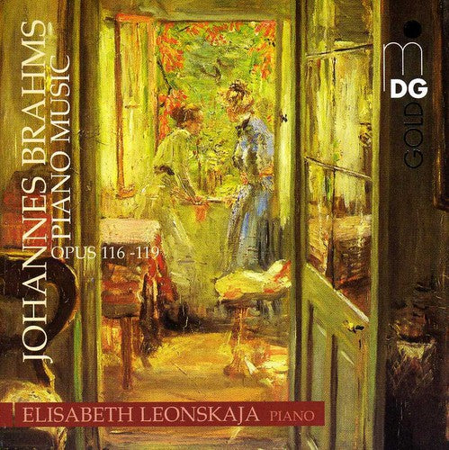 the album cover for Brahms / Leonskaja - Fantasien Op 116