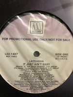 Lateasha : It Just Ain't Easy (12", Promo)