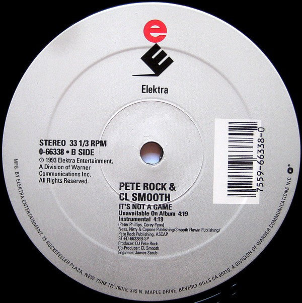 Pete Rock & C.L. Smooth : Lots Of Lovin (12")