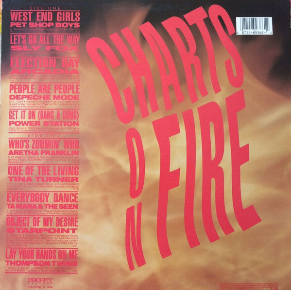 Various : Charts On Fire (12", Album, Comp)