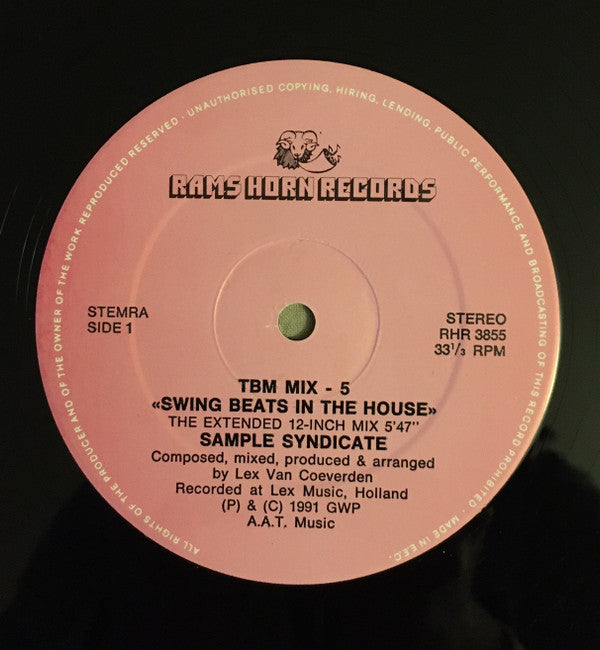 Sample Syndicate : TBM Mix 5 - Swing Beats In The House! (12")