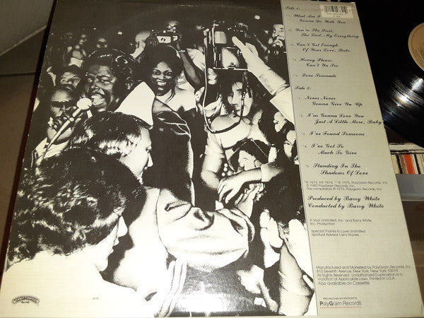 Barry White : Barry White's Greatest Hits (LP, Comp, RE)