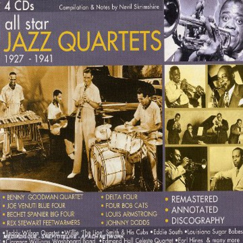 the album cover for All Star Jazz Quartets 1927-1941 / Various - All Star Jazz Quartets 1927-1941 / Various [Remastered]