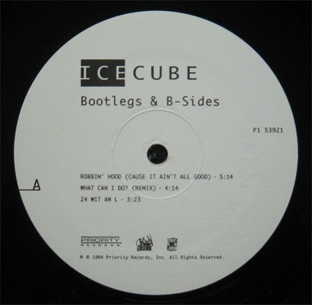 Ice Cube : Bootlegs & B-Sides (2xLP, Comp)