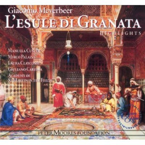 the album cover for Manuela Custer - L'esule Di Granata - Highlights