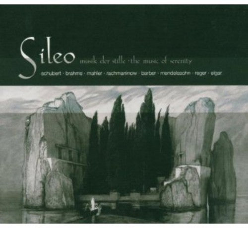 the album cover for Schubert/Barber/Brahms - Sileo: Music of Serenity