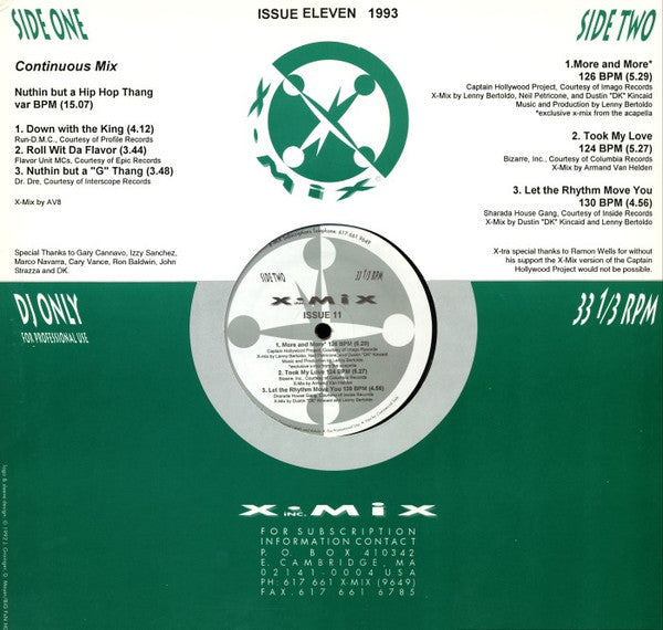 Various : X-Mix Issue Eleven (12", Comp, Promo)