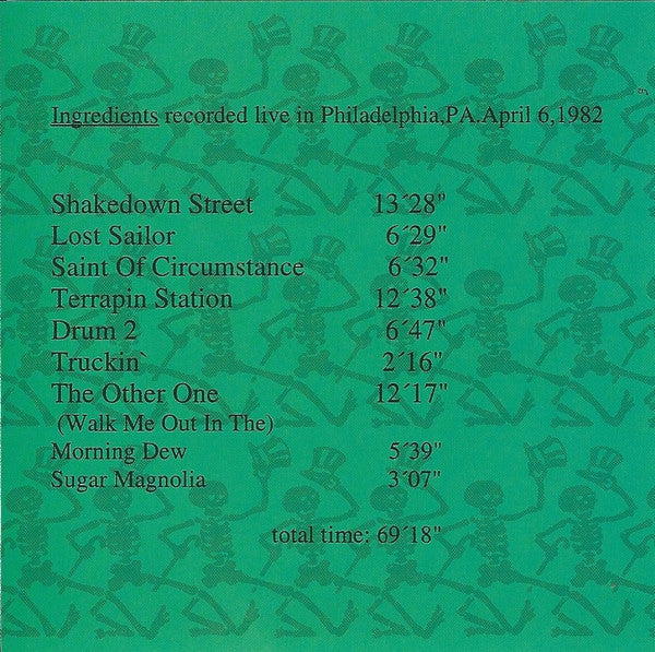 Grateful Dead* : Choc Choc Dead (CD, Ltd, Num, Unofficial)