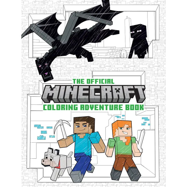 Insight Editions - Libro oficial de aventuras para colorear de Minecraft