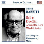 the album cover for Group For Contemporary Music - Soli E Duettini