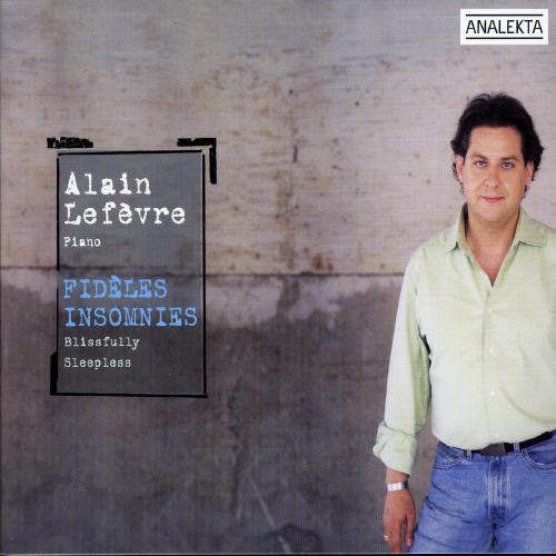 the album cover for ALAIN LEFEVRE - Blissfully Sleepless