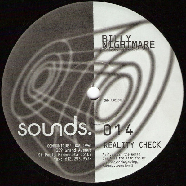 Billy Nightmare : Reality Check (12")