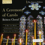 the album cover for Sixteen/Harry Christophers - Ceremony of Carols