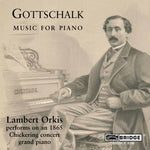 the album cover for LAMBERT ORKIS - Piano Music