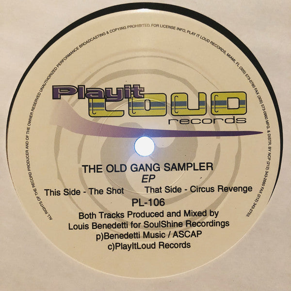 Louis Benedetti : The Old Gang Sampler EP (12", EP, Smplr)