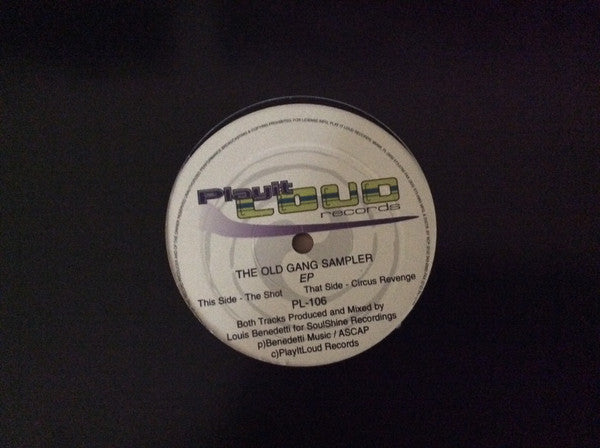 Louis Benedetti : The Old Gang Sampler EP (12", EP, Smplr)