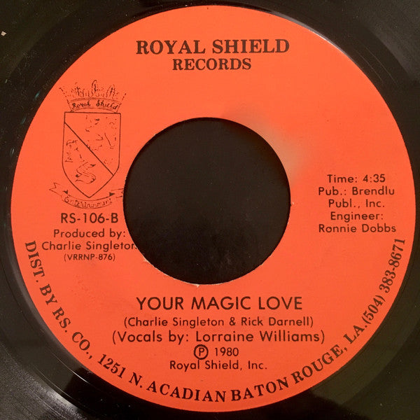 Lorraine Williams (2) : I Cry / Your Magic Love (7", Single)