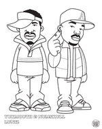 Mark 563- Hip Hop Coloring Book: West Coast Edition (Coloring Book)